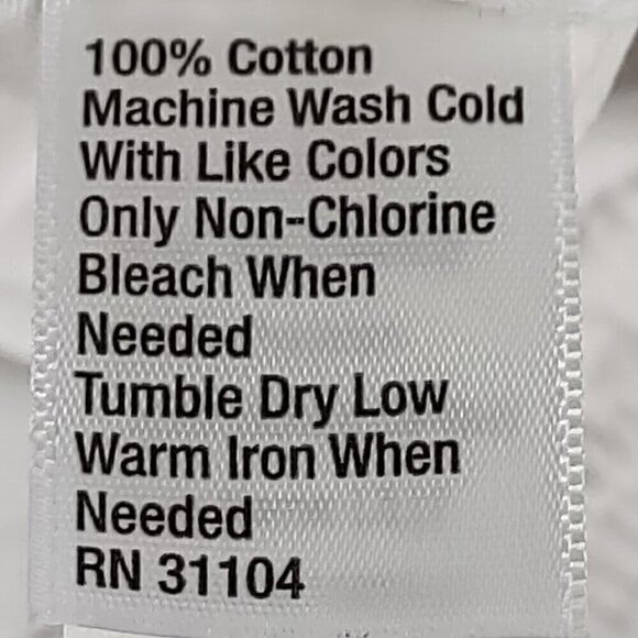 Kim Rogers Women's Two Pocket White 100% Cotton Lightweight Capri Pants, Size M - Picture 11 of 11